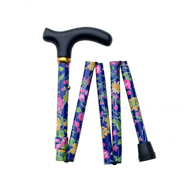 Tropical Flowers Blue Derby